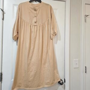 ZARA Lagenlook Smock Shirt Size XS Peasant,boho,praire,chic